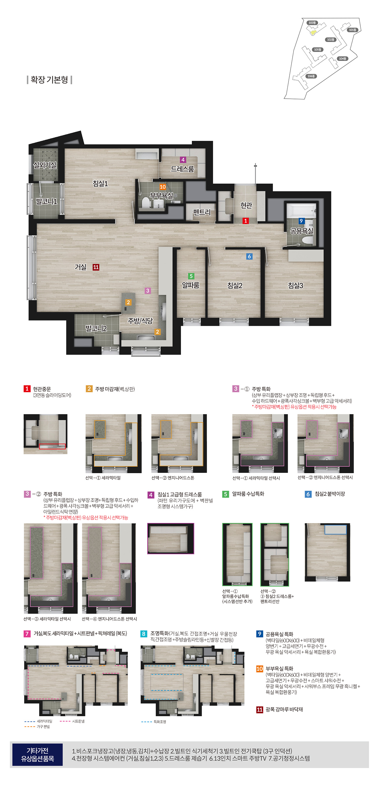 84㎡C 공식 평면도